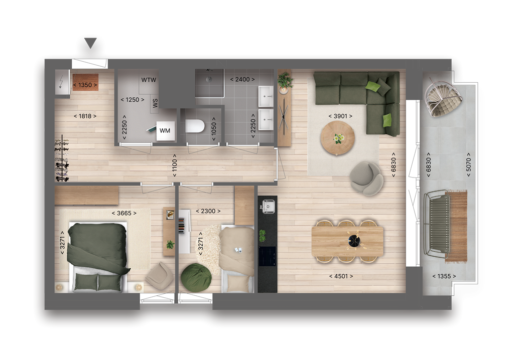 mediumsize floorplan